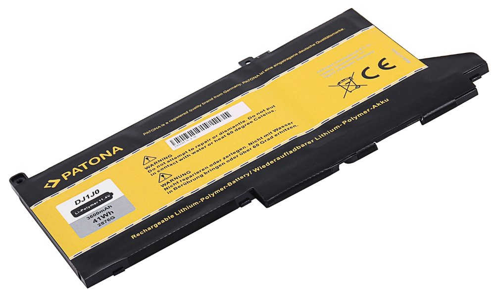 PATONA batéria pre ntb DELL Latitude 12 3600mAh Li-Pol 11,4V PGFX4