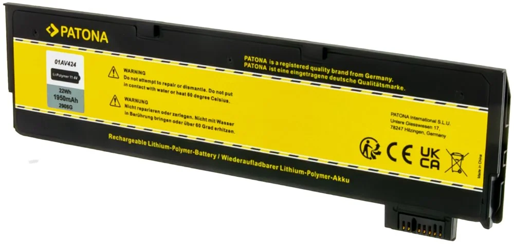 PATONA batéria pre ntb LENOVO Thinkpad T570/A475 1950mAh Li-Pol 11,4V 01AV424