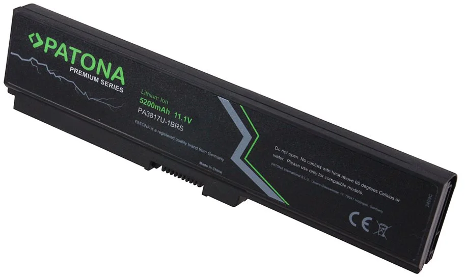 PATONA batéria pre ntb TOSHIBA SATELLITE L700 5200mAh Li-Ion 11,1V PREMIUM