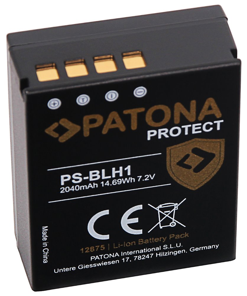 PATONA batéria pre Olympus BLH-1 2040mAh Li-Ion Protect