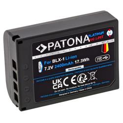 PATONA batéria pre Olympus BLX-1 2400mAh Li-Ion Platinum USB-C nabíjanie