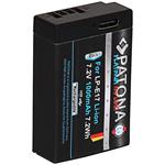PATONA baterie pro foto Canon LP-E17 1000mAh Li-Ion Platinum USB-C nabíjení