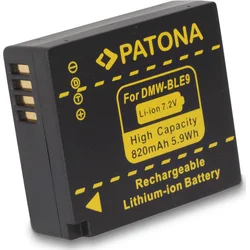PATONA baterie pro foto Panasonic DMW-BLE9 820mAh