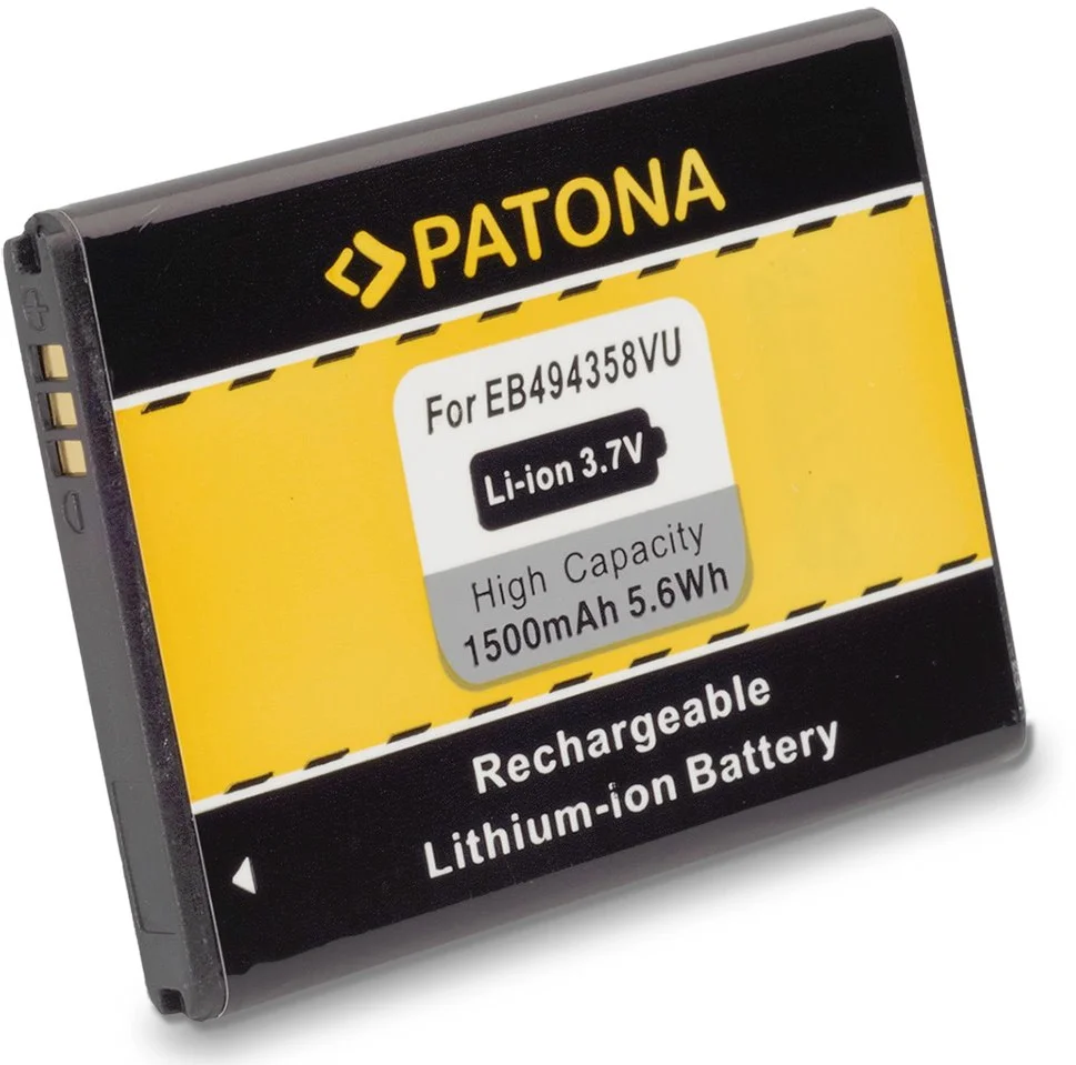 PATONA baterie pro mobilní telefon Samsung EB-494358VU 1500mAh 3,7V Li-Ion
