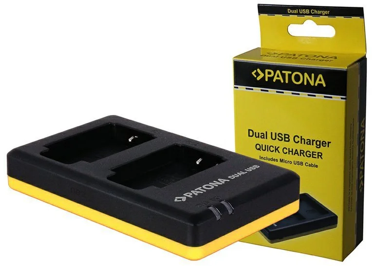 Patona Dual Quick nabíjačka akumulátora pre Panasonic DMC-GF6 USB PT1950