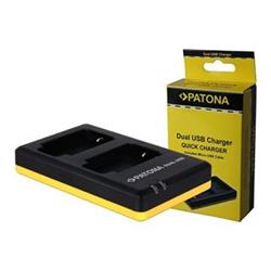 Patona Dual Quick nabíjačka akumulátora pre Panasonic DMC-GF6 USB PT1950