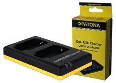 Patona Dual Quick nabíječka akumulátoru pro OLYMPUS LI-50B USB