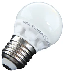 Patona LED E27 G45 SMD2835 5.5W mléčná, keramika, teplá