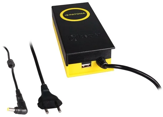 PATONA napájecí adaptér k ntb/ 19V/4,7A 90W/ konektor 5,5x1,7mm/ + výstup USB