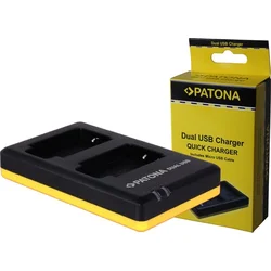 PATONA Photo Dual Quick Canon BP-508 USB nabíjačka
