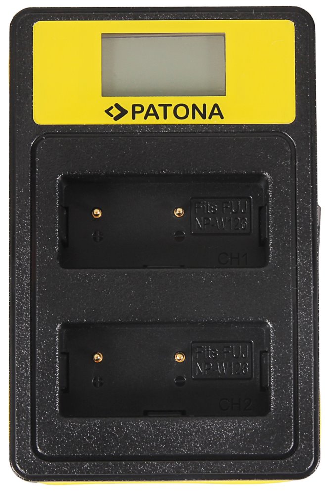 PATONA Photo Duálna nabíjačka Fuji NP-W126 s LCD, USB