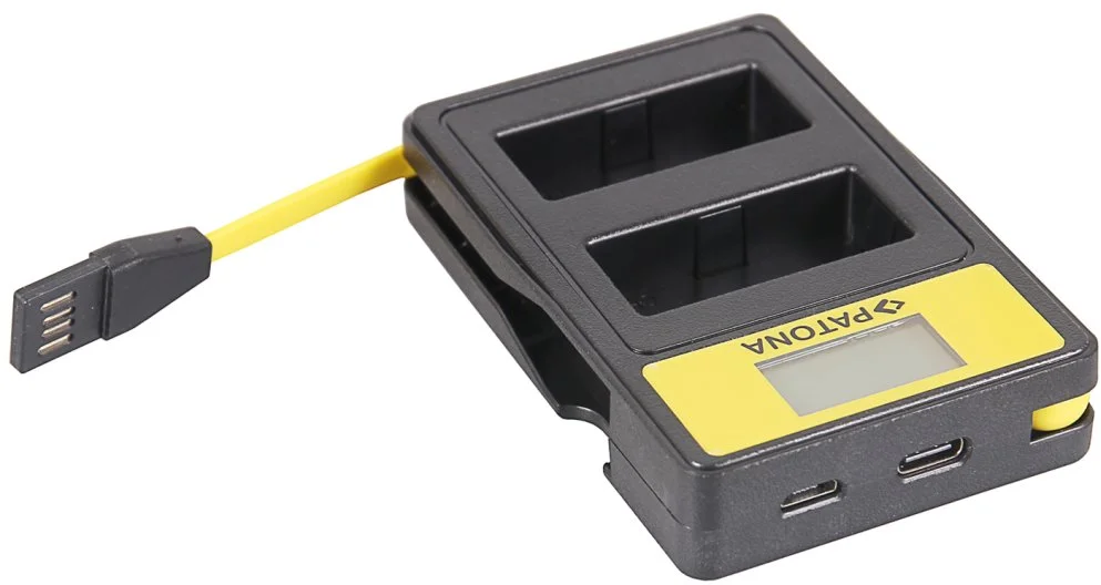 PATONA Photo Duálna nabíjačka Fuji NP-W126 s LCD, USB