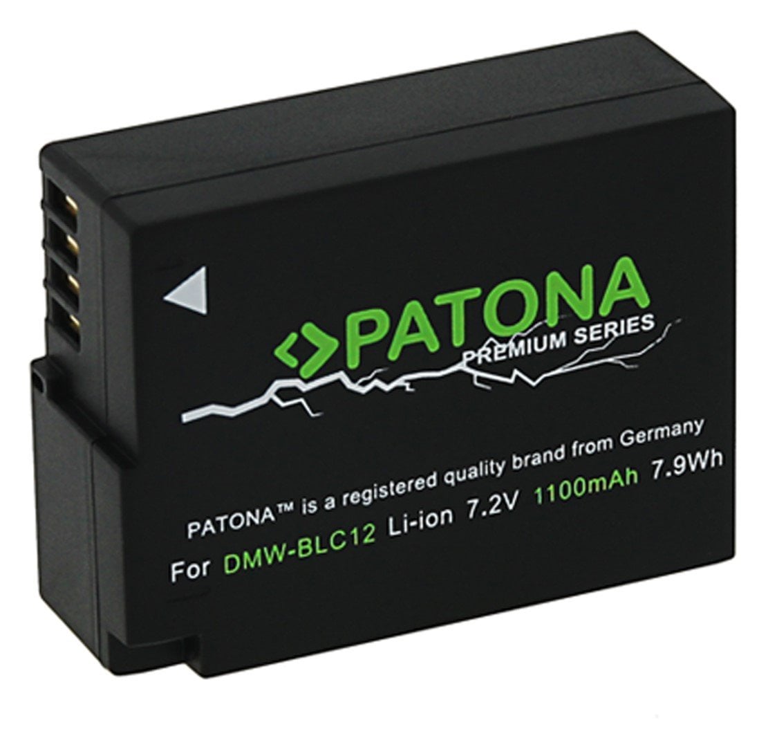 Patona Premium PT1196 - Panasonic DMW-BLC12 E 1100mAh Li-Ion