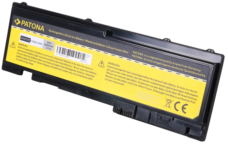 Patona PT2374 - LENOVO ThinkPad T420S 4400mAh Li-Ion 10,8V