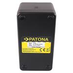 PATONA Rýchla nabíjačka Sony NP-F970/NP-F960/NP-F550/NP-FM50 1,5A