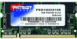 Patriot 1GB 333MHz DDR CL2.5 SODIMM
