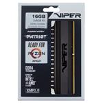 PATRIOT Viper 4 Blackout 16GB DDR4 4400MHz / DIMM / CL18 / 1,5V / Heat Shield / KIT 2x 8GB
