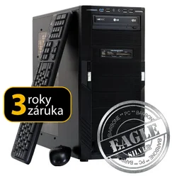 PC BARBONE W EAGLE Silver - Intel Core i7 3770/8GB/120GB SSD/1TB/AMD HD7870 s 2GB/DVD-RW/Windows 7 Home Premium