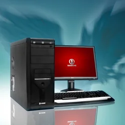 PC BARBONE W FENIX LE - Intel DC E5700/2GB/500GB/DVDRW/Windows 7 Home Premium