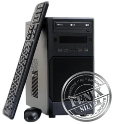 PC BARBONE W FENIX Silver - Intel Pentium G630/4GB/500GB/DVDRW/Windows 8