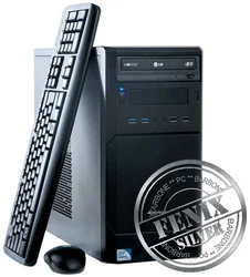 PC BARBONE W FENIX Silver - Intel Pentium G645/4GB/500GB/DVDRW/Windows 8 PRO