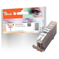 Peach C521 šedá kompatibilní s Canon CLI-521gy, 2937B001
