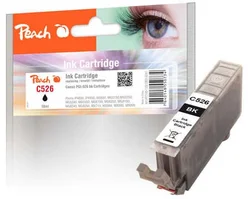 Peach C526 black kompatibilný so systémom CLI-526bk
