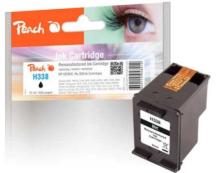 Peach H338 čierna kompatibilná s HP No. 338, C8765E 312566