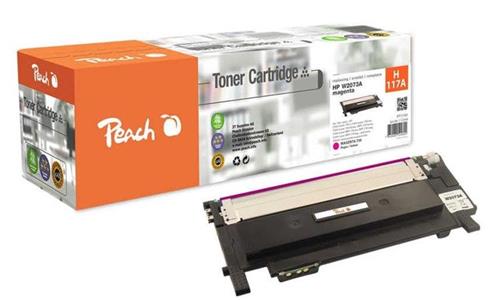 PEACH kompatibilný toner HP W2073A, č. 117A, purpurový, 700 výnosov
