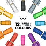 PEATY'S HOLESHOT CO2 PUMP + BOMBIČKY 2 KS - MTB (25G) - ČIERNA (PPR-HTI-MTB-BLK-12)