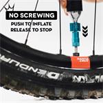 PEATY'S HOLESHOT CO2 PUMPA + BOMBIČKY 2 KS - ROAD & GRAVEL (16G) - BLACK (PPR-HTI-RAG-BLK-12)