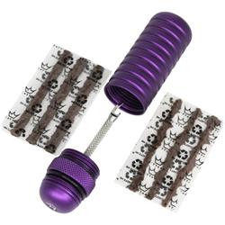 PEATY'S HOLESHOT TUBELESS PUNCTURE PLUGGER KIT - VIOLET (PPR-TPP-VLT-12)