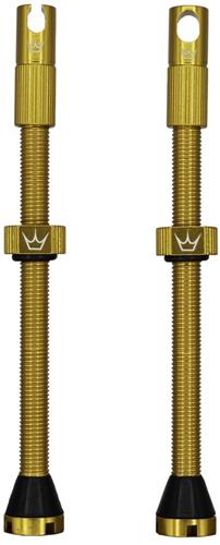 PEATY'S X CHRIS KING (MK2) GOLD TUBELESS VALVES - 80MM 