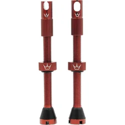 PEATY'S X CHRIS KING (MK2) RED TUBELESS VALVES 60MM 
