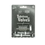 PEATY'S X CHRIS KING (MK2) SILVER TUBELESS VALVES 60MM 