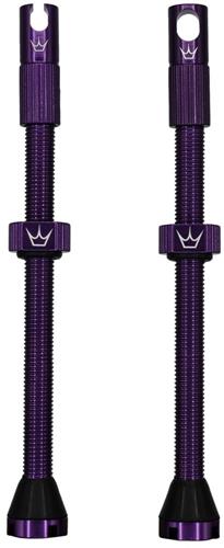 PEATY'S X CHRIS KING (MK2) VIOLET TUBELESS VALVES - 80MM 