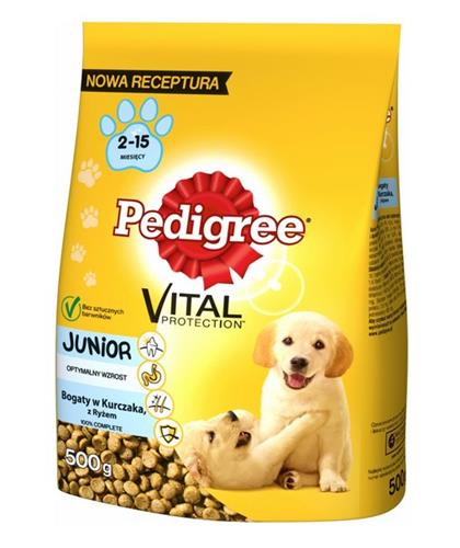 Pedigree granule Junior 500g granule pro štěňata