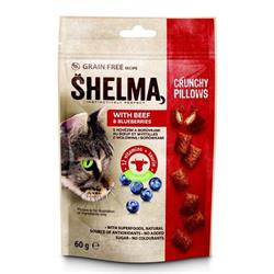 PET SHELMA polštářky s hovězím a borůvkami GF 60g 