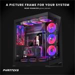 Phanteks NV Series NV9 E-ATX-Gehäuse, tvrdené sklo, ARGB - čierna