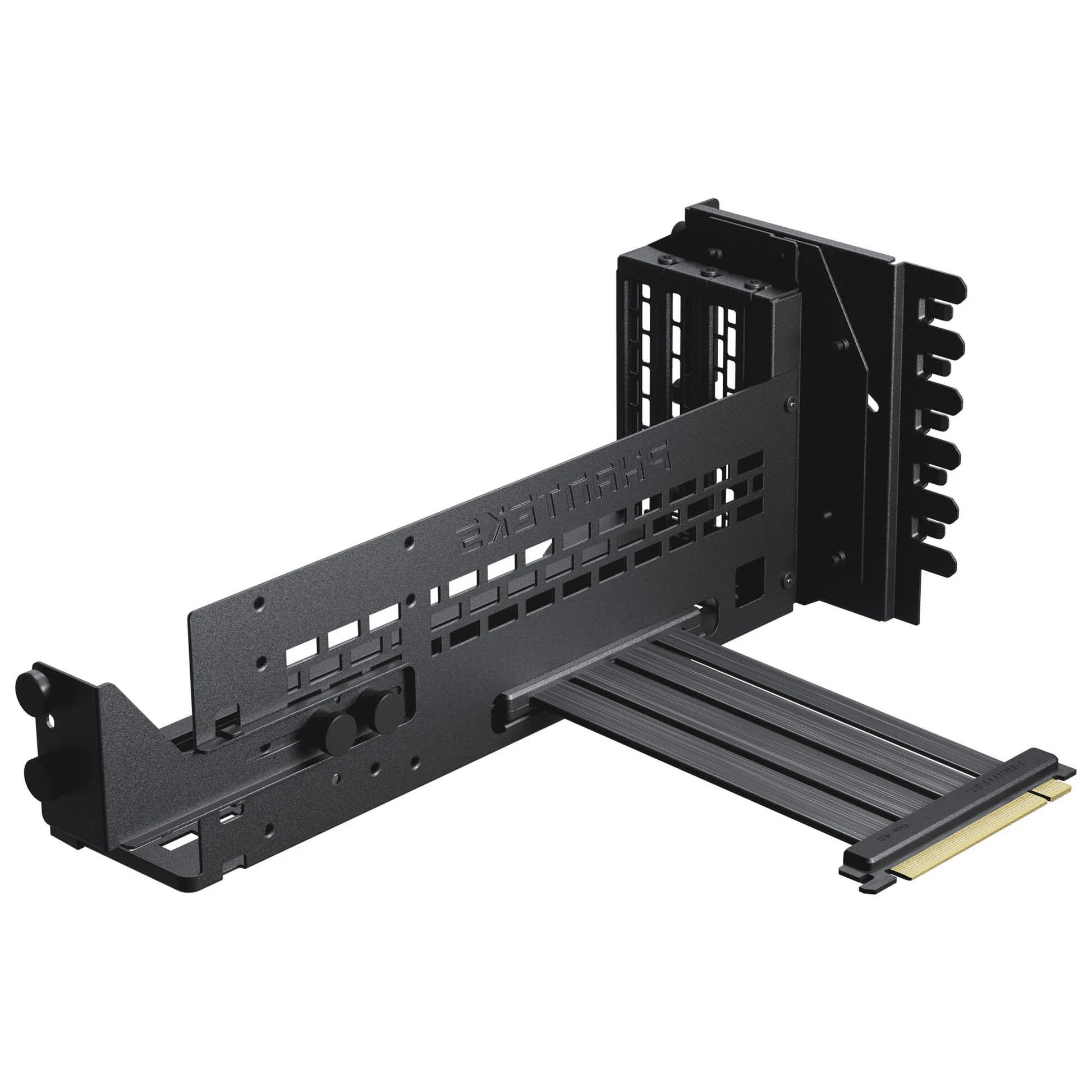 Phanteks Premium PCIe Gen 5 vertikálny držiak GPU, DRGB + PCIe 5.0 Riser Cable - 220 mm, čierny