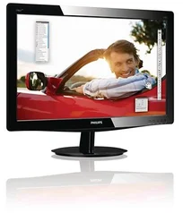 PHILIPS 196V3LAB 19" LCD LED black 1366x768,10mil.:1, 5ms, DVI, repro