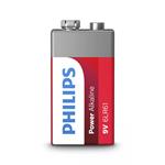 PHILIPS 6LR61P1B/10 Napájacia alkalická batéria, 9 V