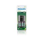 PHILIPS SCB1450NB/12 Nabíječka baterií + 4x AAA