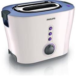 PHILIPS topinkovač HD 2630/40 bílá, 1000W, 7 stupňů opékání, rozmrazovač a rozpékač pečiva, automatické vystřeďování