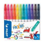 PILOT Fixy "Frixion Colors", sada,12 barev, 0,39-0,7 mm, vymazatelný 