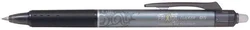 PILOT FriXion Clicker, černá, 0,5/0,25mm, vymazatelný