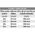 Pirelli P ZERO™ Road, 32 - 622, TechBELT, 127 tpi, EVO, čierna