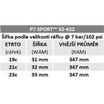 Pirelli P7 Sport, 32 - 622, TechBELT, 60 tpi, Pro (road), Black