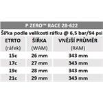 Plášť Pirelli P ZERO Race Colour Edition, 28-622, TechBELT, 127 tpi, SmartEVO, Gold
