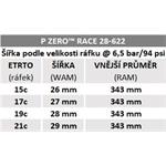 Plášť Pirelli P ZERO Race Retro 28-622, TechBELT, 127tpi, SmartEVO, Retro